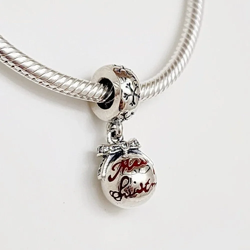 Pandora Merry Christmas Bauble Dangle Charm